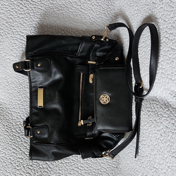 Kate Landry Handbags - Kate Landry faux leather large shoulder bag/purse and wallet